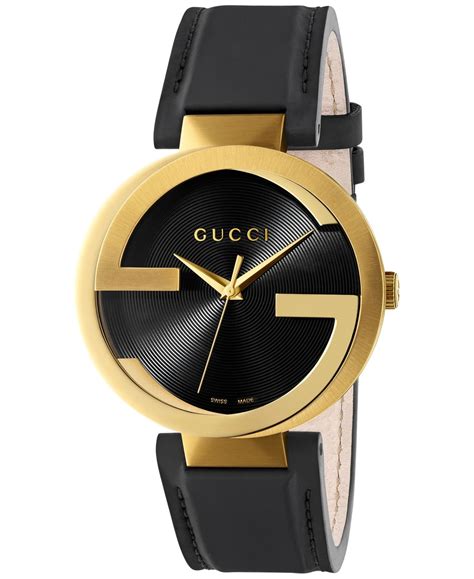 leather gucci watches for men|Gucci leather watch band replacement.